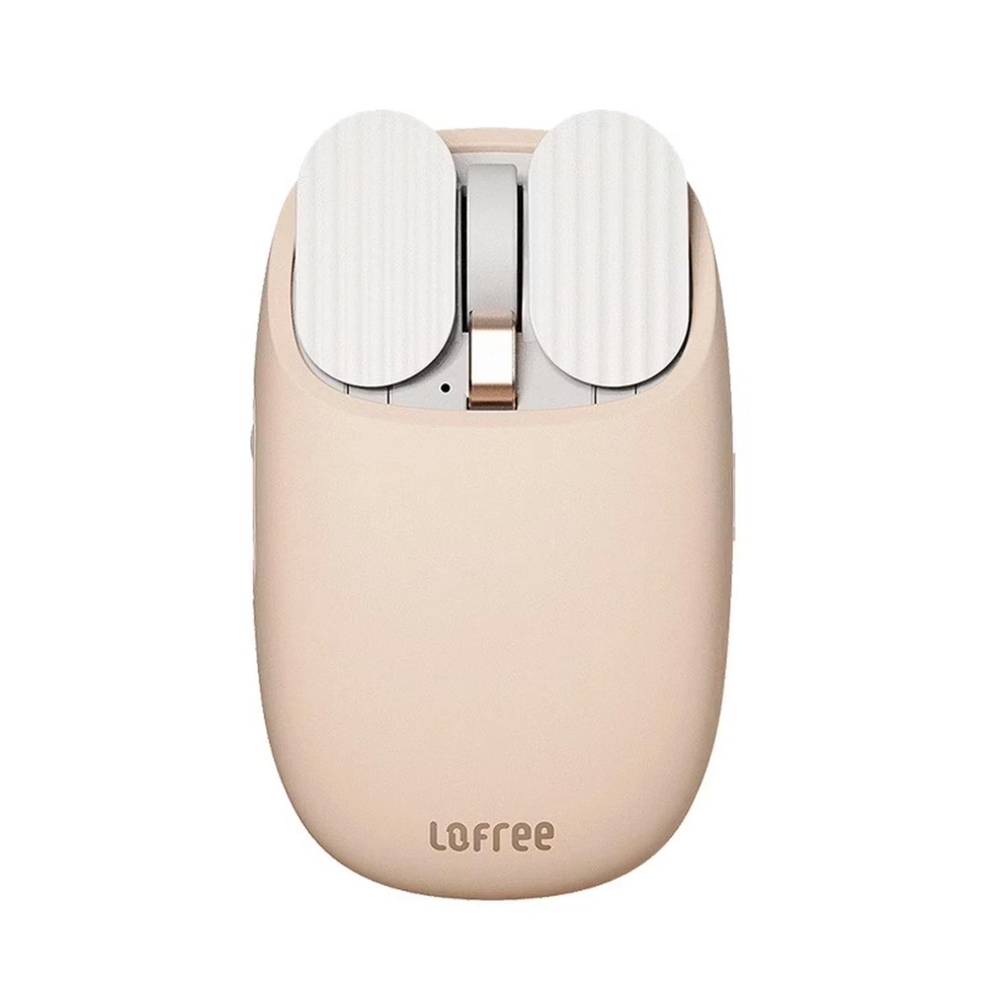 

LOFREE Rechargeable Wireless Mouse, Compatible with Multiple Systems, Bluetooth Multifunctional Mouse, Apricot Color абрикосовий