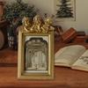 Picture Frame, Ornate Photo Gallery Art for Tabletop and Wall Mounting
