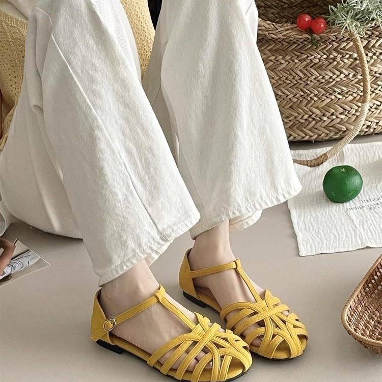 Fashion French Woven Thin Hairband Fish Mouth Open Toe Sandals Women 2025 New Xia Square Toe Block Heel Kitten Heel Slippers