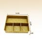 Handmade Bamboo Storage Box Closet Organizer Clothing Organization System Drawer Organizers Cabinet Pants Storage Organizer