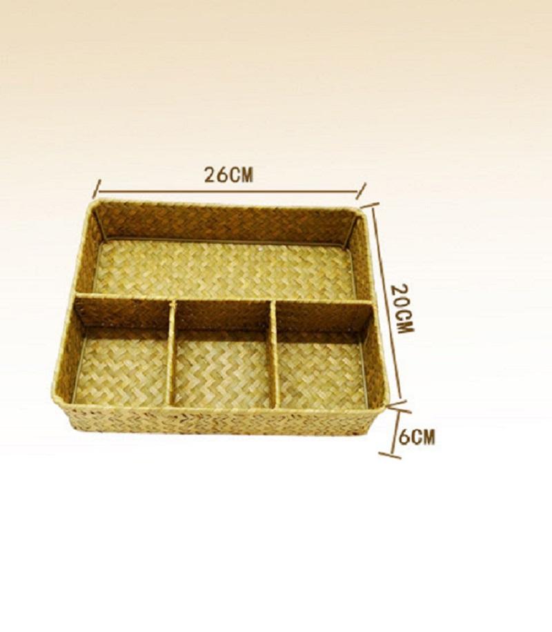 Handmade Bamboo Storage Box Closet Organizer Clothing Organization System Drawer Organizers Cabinet Pants Storage Organizer