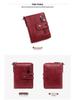 Kingdushi Men's Vertical Retro Multi-functional Wallet with Zipper and Coin Pocket