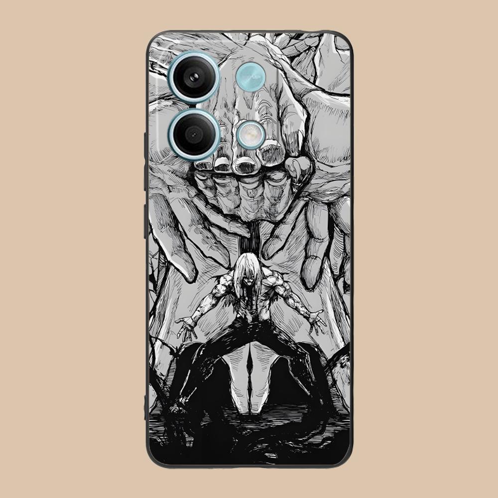 JJK Mahito Phone Case for Xiaomi 15 14 13 12 Mi 11 T Ultra Lite Pro S X 5G Soft TPU Shockproof Cover