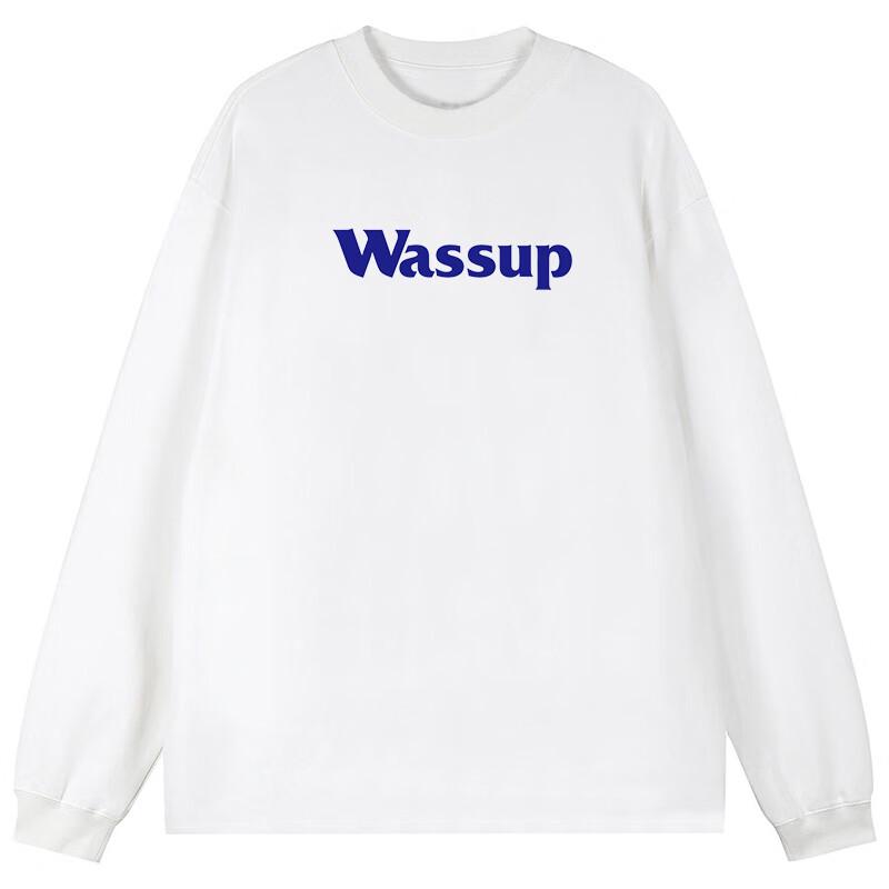 Wassup Sohot Men's Heavyweight Cotton Pullover Sweatshirt