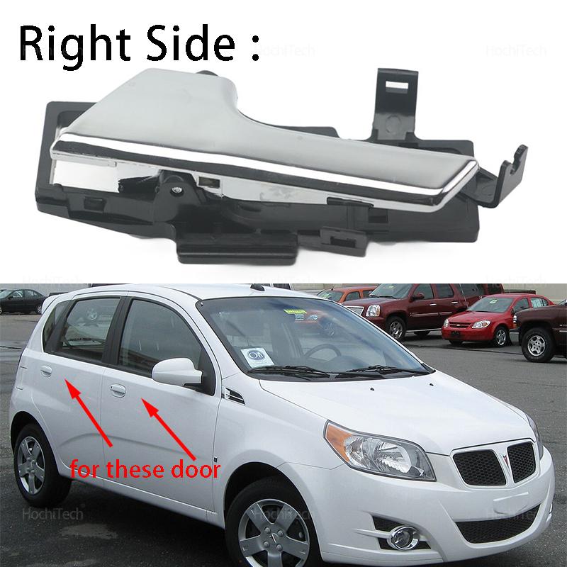 För Pontiac G3 96462710 Bilens Innerdörrhandtag Höger eller Vänster för Chevrolet Aveo 2007 2008 2009 2010 2011 Aveo5 09-11 96462709
