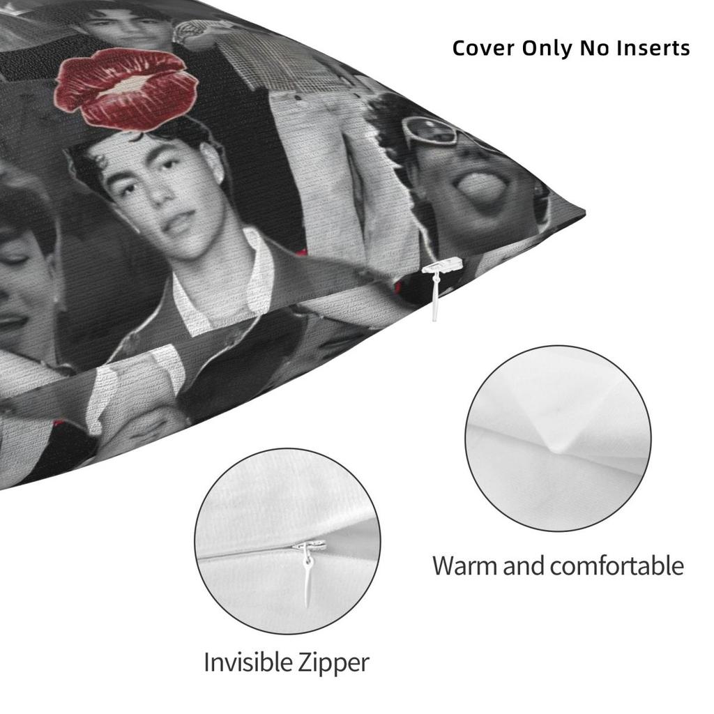 Pillow Cover Malachi Barton American Actor And Singer Photo Cushion Cover Vintage Pillow Case For Living Room Chair Pillowcases