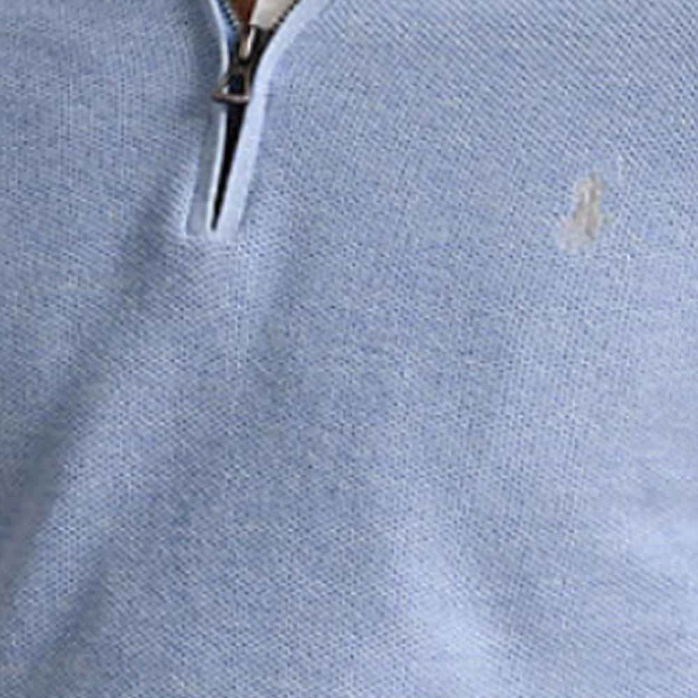 Polo Ralph Lauren Embroidered Long Sleeve Polo Sweater Men Sweater Blue MNPOSWE16822233-400