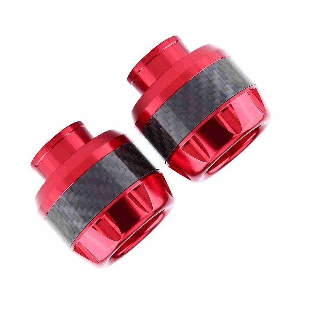 1 Pair of Carbon Motorcycle Front Fork Frame Sliders Crash