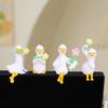 Cartoon-Tier Mini-Enten-Ornament Computer-Bildschirm Entenfigur Auto-Armaturenbrett-Dekoration