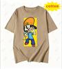 90s Rap Dog Parappa Print American Retro Loose Cotton Tshirt