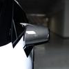 For LX3 Hyundai Palisade 2025 2026 Rear View Mirror Cover Bull Horn Style Carbon Fiber ABS Rearview Mirror Shell LHD/RHD