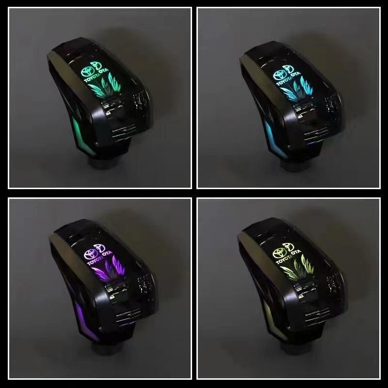 Luminous Gear Shift Knob for Toyota Land Cruiser, Highlander, RAV4, and Prado.