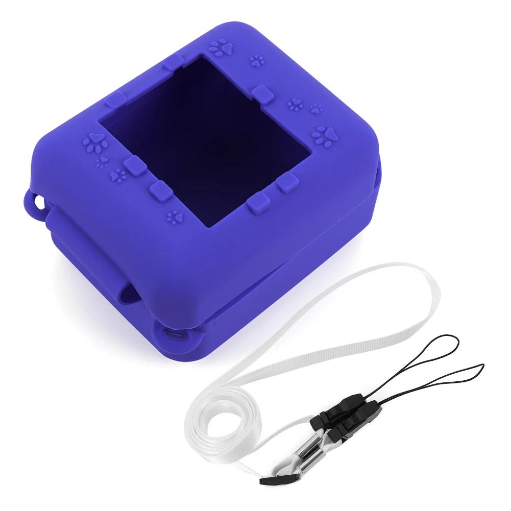 Silicone Cover Case Protective Skin Sleeve Anti Drop Protective Storage Holder with Lanyard for Bitzees Interactive Digital Pet