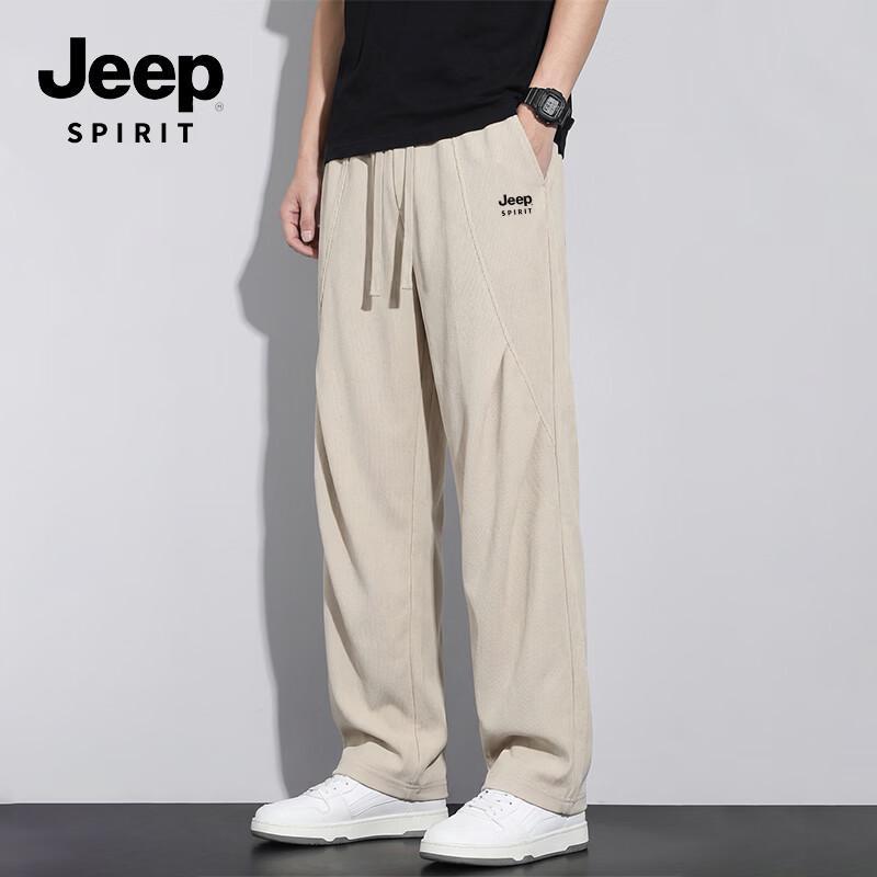 JEEP SPIRIT Men s 350G Heavyweight Chenille Straight-Leg Casual Pants 3XL