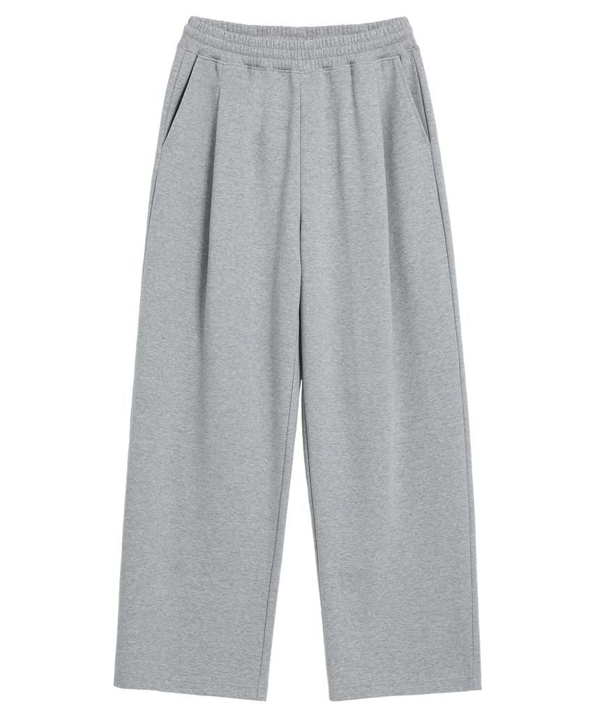 BRENSON (Renew Ver.) Single-Pleat Wide Sweatpants ( 8 Colors ) ( Fleece Line Option ) (Type B)