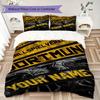 Custom Name Dortmund Pattern Bedding uilt Set uilt Cover Pillowcase Home Decoration Birthday Gift (1*duvet cover+2*pillowcase without core)