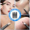 Tweezers for Women Facial Hair, 4Pcs Professional Beauty Tools Stainless Steel Precision Eyebrow Tweezers for Splinter Blackhead and Ingrown Hair