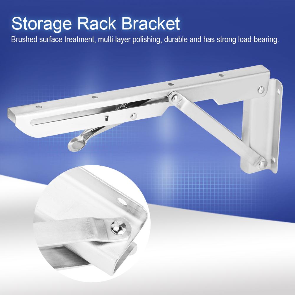 Edelstahl K Typ Dreieckige Klapphalterung Home Bewegliche Lagerregal Halterung Unterstützung