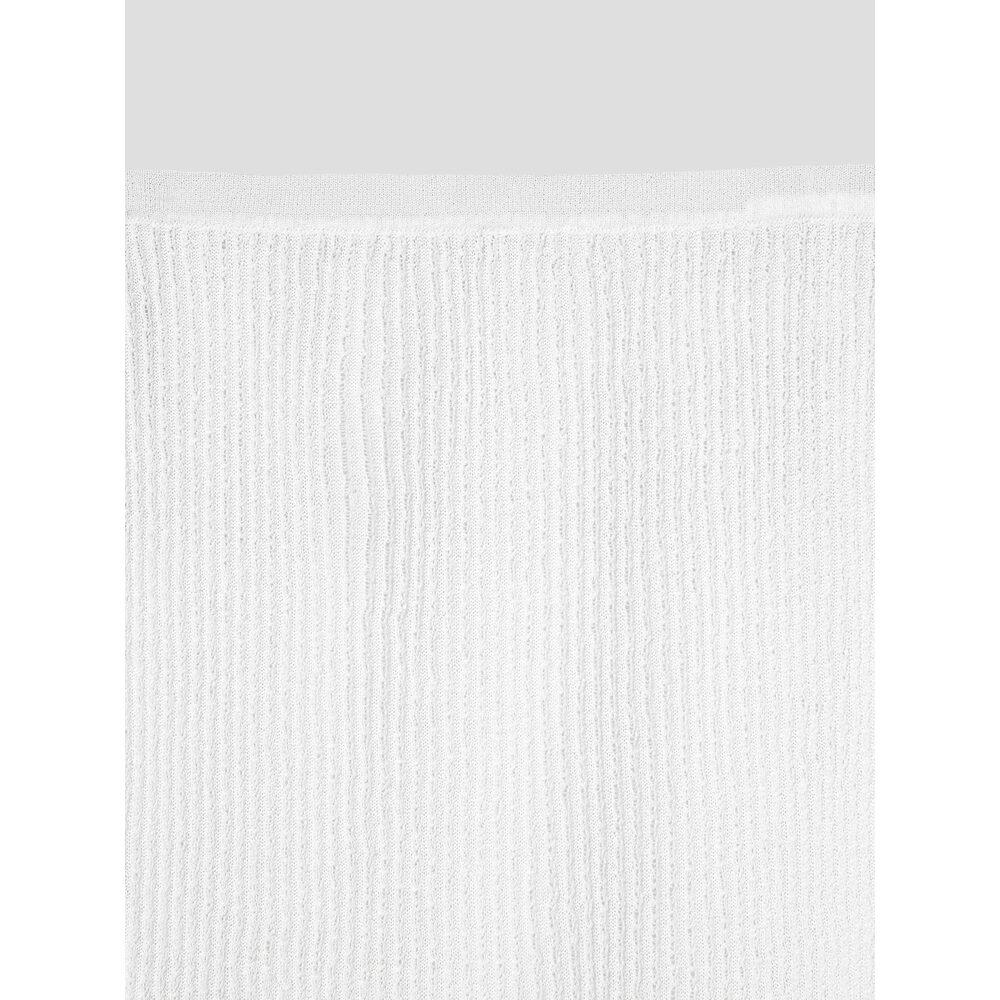 Anggae Textured Gradation Skirt White