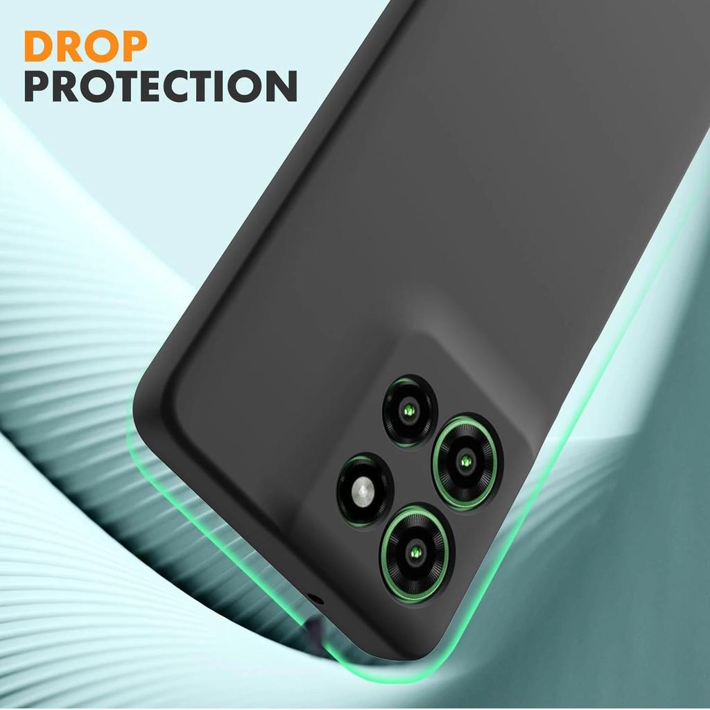 Flexible Liquid Silicone TPU Phone Case For Motorola Moto G67 G77 G17 G57 Power G06 G56 G86 5G Protective Cover Coque Fundas