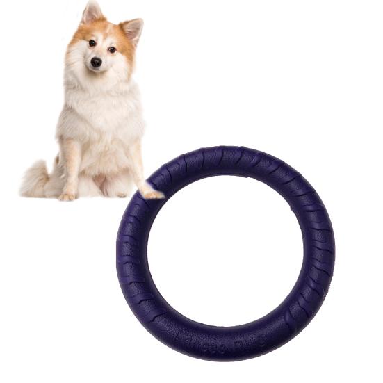 Dog Toy Lightweight Floating Pet Chew Toy Bite-resistant Interactive Dog Training Ring for Outdoor Activity