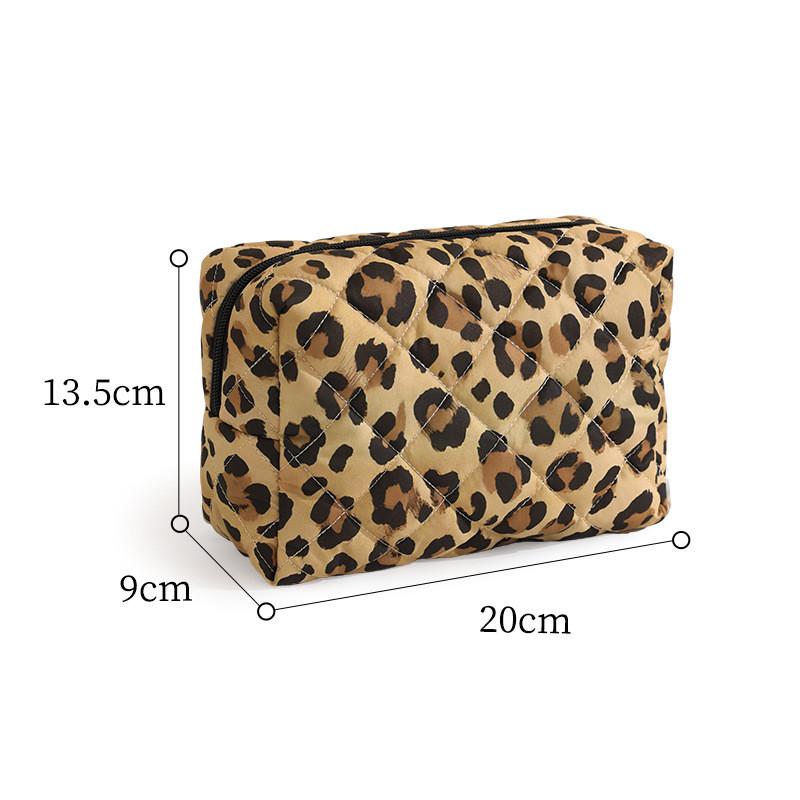 Modern Minimalist Makeup Bag With Polyester Fabric Portable Travel Organizer For Women And Teens
