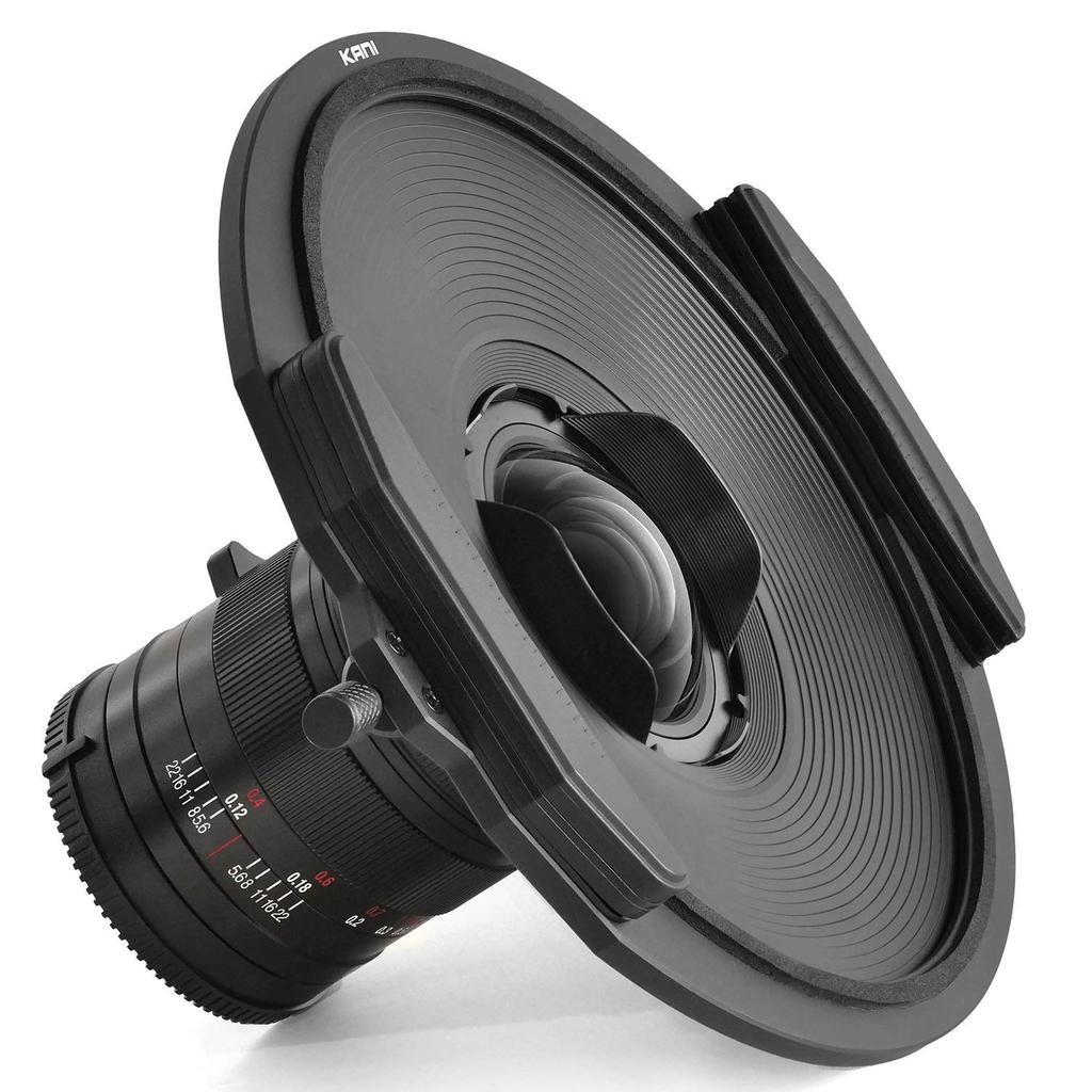 KANI 150mm Square Filter HT150 III Filter Holder Set for Laowa 9mm Angle Holds up to Two Square Includes Aluminum Storage Product 808141 f/5.6