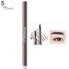 Puntos Dual Head Automatic Rotary Triangle Eyebrow Pencil Brush Non Smudge Eye Cosmetic