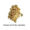 Design Open Index Finger Ring Chunky Style Exaggerated Design Open Rings Vintage Style Geometric Shape Chunky Jewelry
