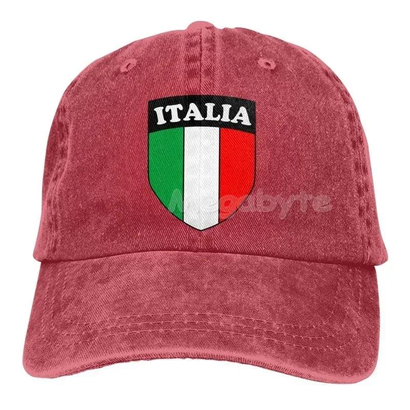 Itálie Itálie Italská vlajka Sendvičová čepice Unisex Nastavitelná Baseballová čepice Klasické Omyvatelné Kovbojské klobouky Klobouk proti slunci Venkovní kšiltovky