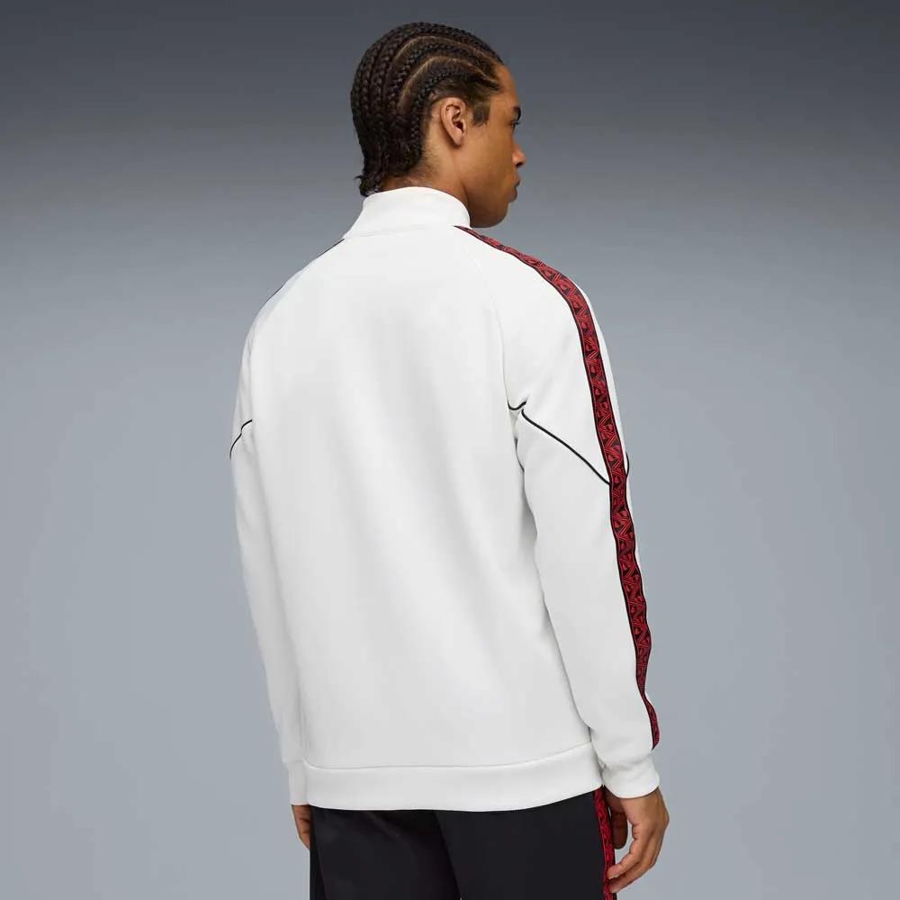 PUMA Ac Milan King Anthem Windcheater full zip closure White
