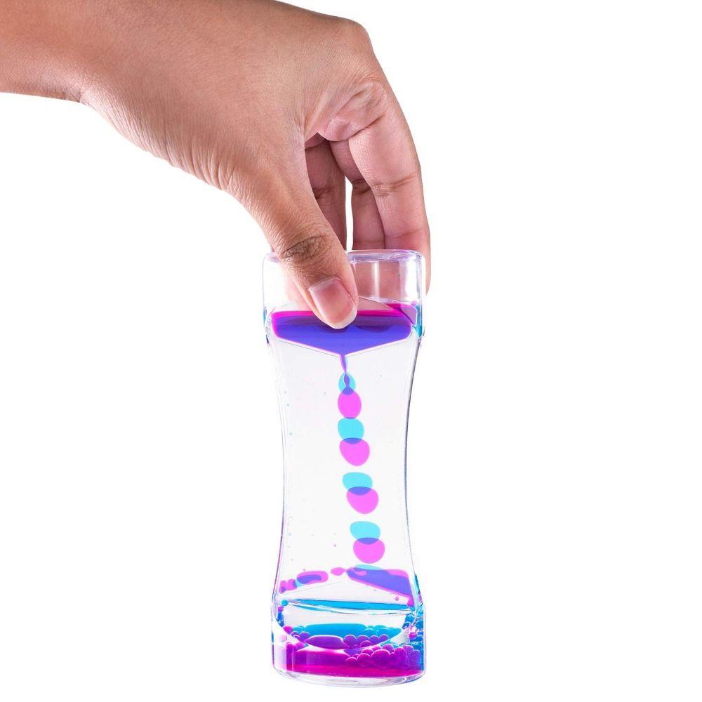 Acrylic Floating Motion Bubble Timer Creative Movement Sensory Toys Stress Relief Props