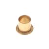 5Pcs Flanging Self-Lubricating Bearing Powder Metallurgy Oil Guide Sleeve With Edge Step Shoulder Flange Bushing Copper Sleeve