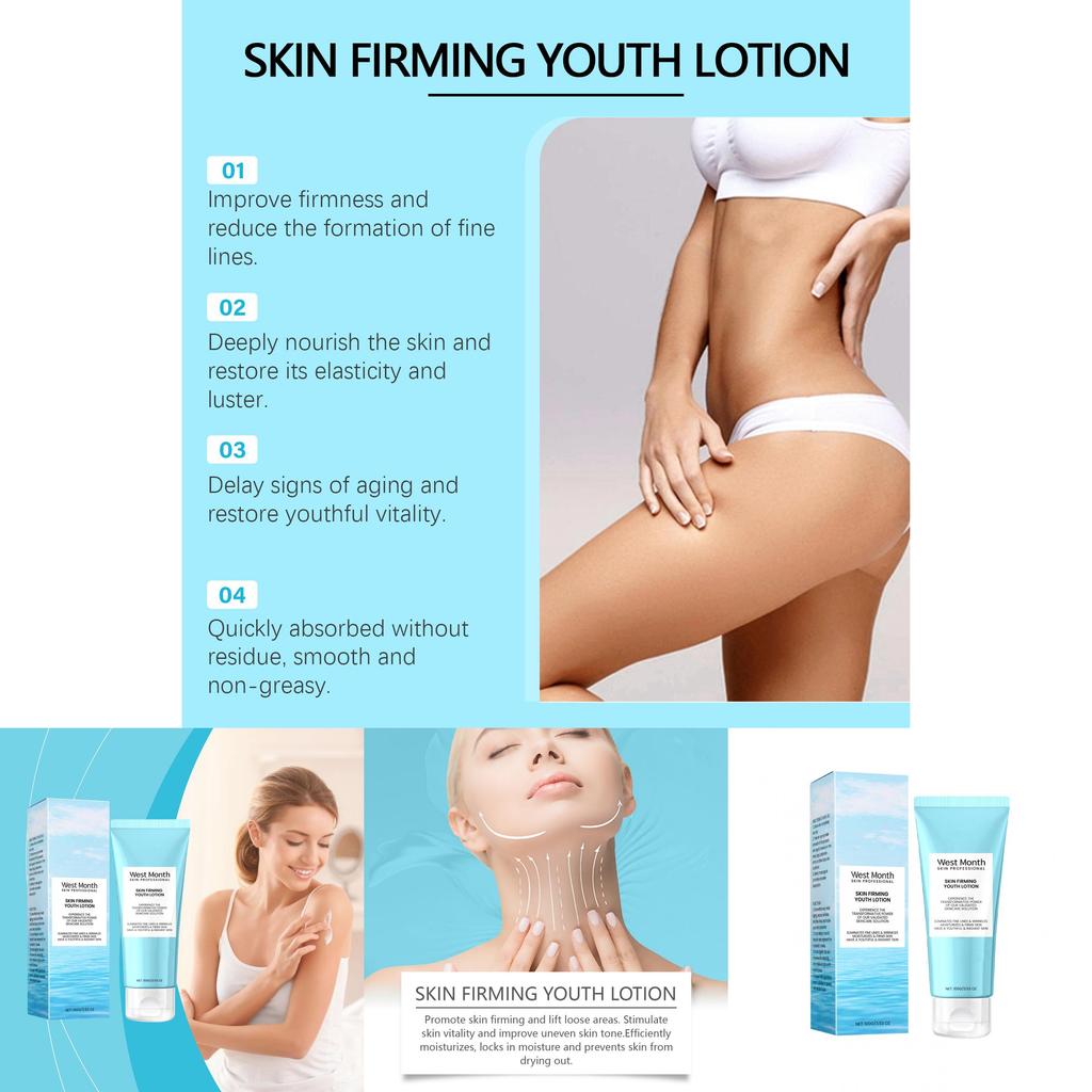 West Month Nourishing Body Moisturizing Cream Gentle Hydrating Skincare Formula For All Skin Types