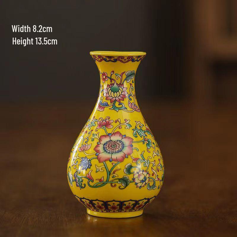 Blue and White Porcelain Chinese Zen Wall Vase - Ceramic Hanging Ornament for Office or Home Decor