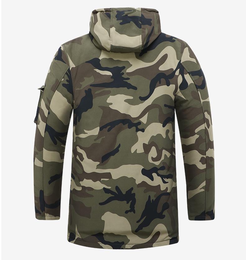 Waterproof Camouflage Winter Work Jacket – Durable, Windproof, Thickened Cotton for Workwear Protection