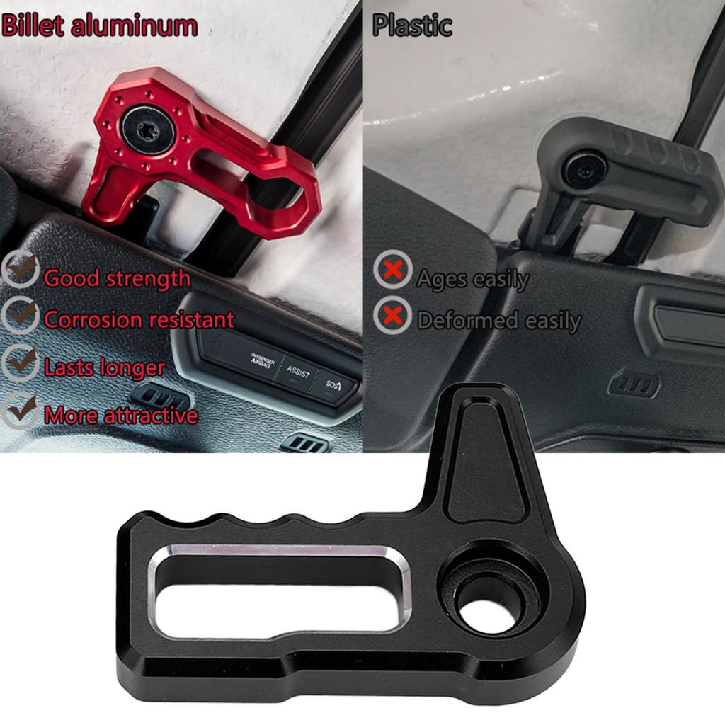 6PCs Hard Top Roof Removal   Handle Replacement for   JL JLU   JT 4xe