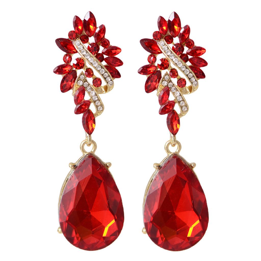 European Style Geometric Alloy Drop Earrings For Women With Irregular Design Fashion Jewelry