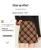 2025 Cozy Wool A-line Skirt: Thick, Warm, Drapey, Comfortable with Slit & Hip-hugging Fit for Autumn/Winter