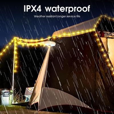 Waterproof Outdoor Light String Decorative Light Camping Light Starry Sky Outdoor Garden Colorful String Light