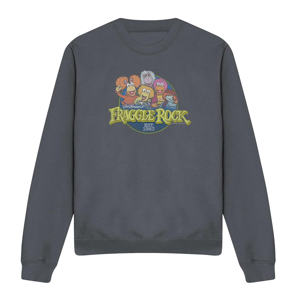 Fraggle Rock Unisex Adult Circle Logo Sweatshirt