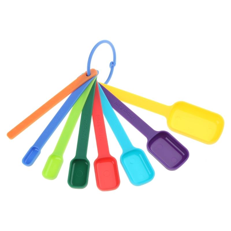 7Pieces Elegant Measuring Cup Measuring Spoons Coffee Measuring Tool Measuring Cups Measuring Utensils for Baking