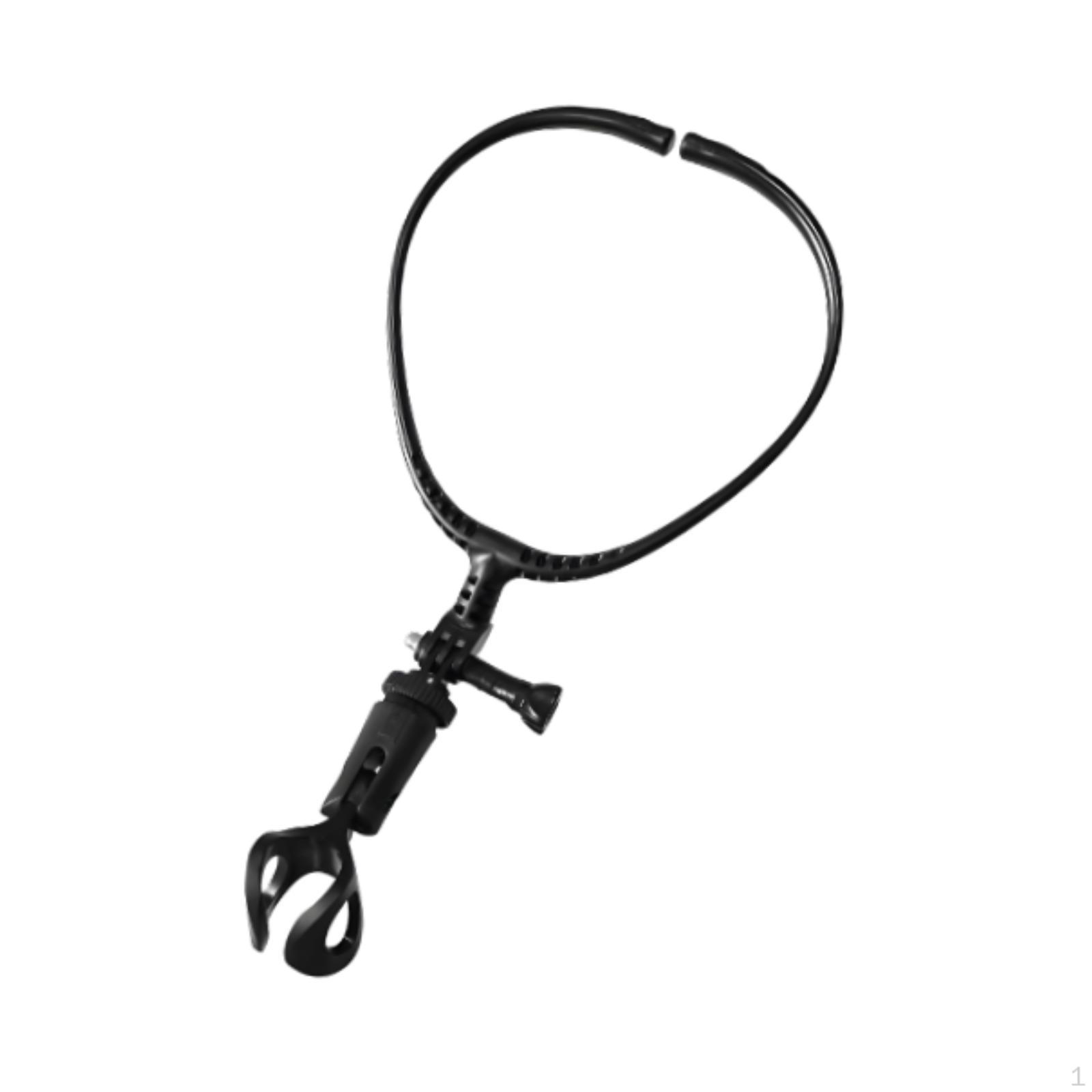

Neck Holder ,Lightweight Portable Brace Sturdy Performance Professional Mic Stage Accessories Style A