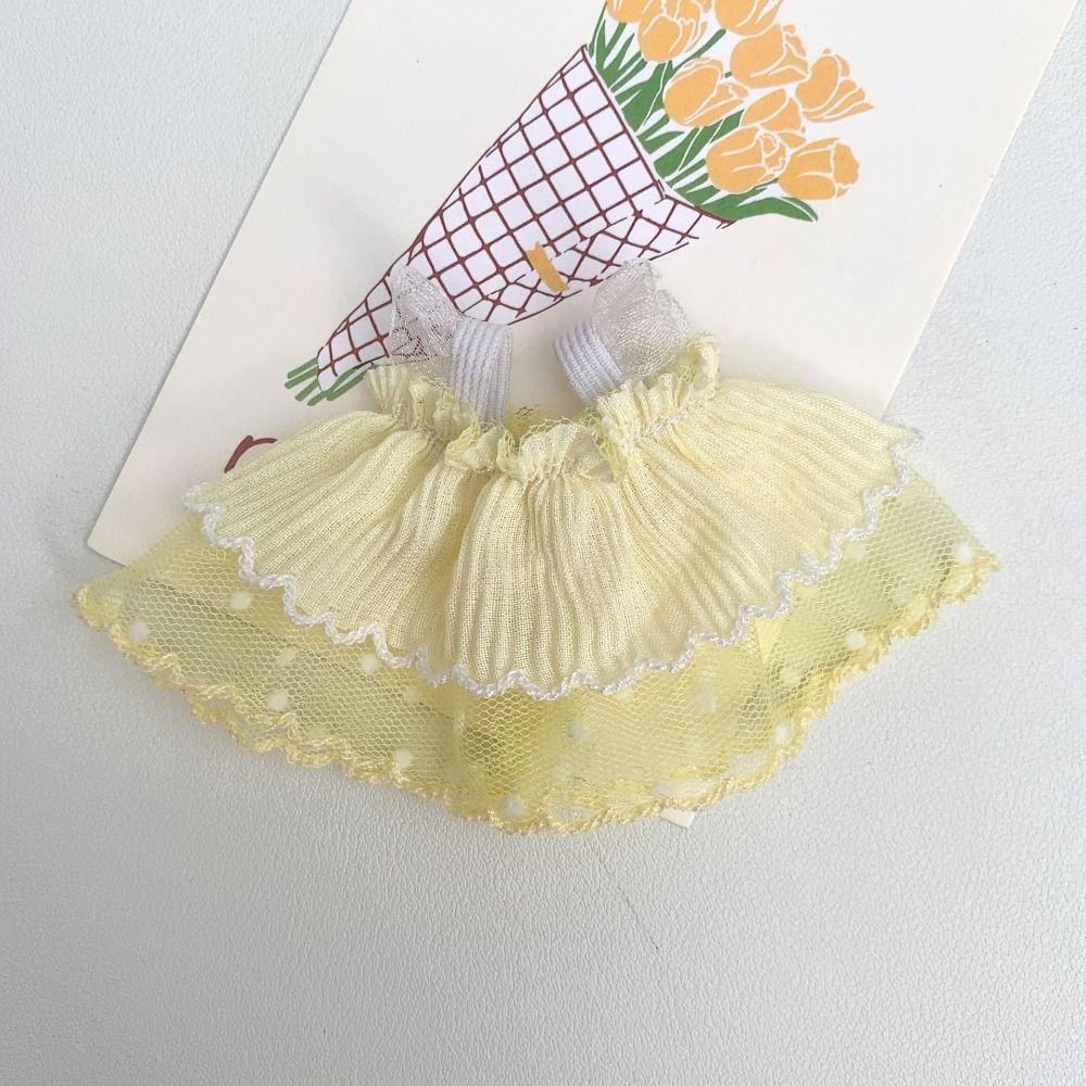 Cotton Princess Dress Plush Dolls Clothes for 15cm Cotton Doll/EXO Idol Dolls Clothes Decoration