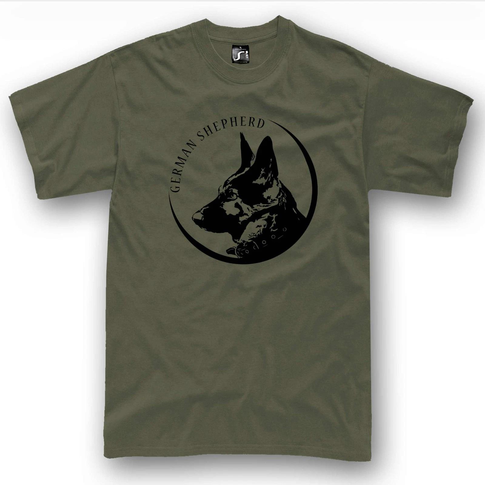 German Shepherd T-Shirt, Alsatian Dog Lover Gift, GSD Owner Apparel Top XXL