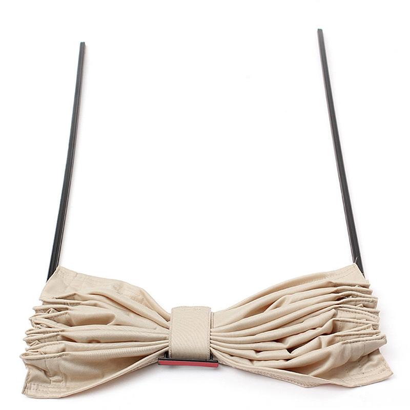 2Pcs Beige VIP Car Van SUV Curtains UV Sunshade Visor U-niversal Newest