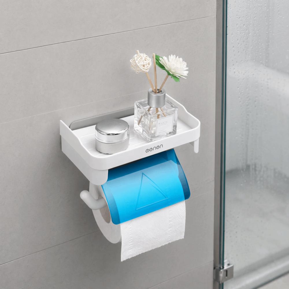Grey Blue Paper Towel Holder Wall Mounted Toilet Roll Holder Toilet Paper Holder Bathroom Kitchen синий