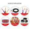 Multifunctional Folding Wire Stripper With Built In Voltage Tester For Precise Electrical Work Metal Construction Ergonomic Handle