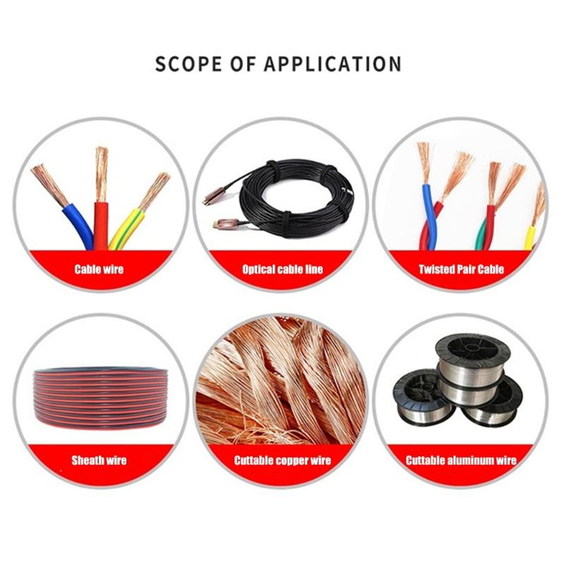 Multifunctional Folding Wire Stripper With Built In Voltage Tester For Precise Electrical Work Metal Construction Ergonomic Handle