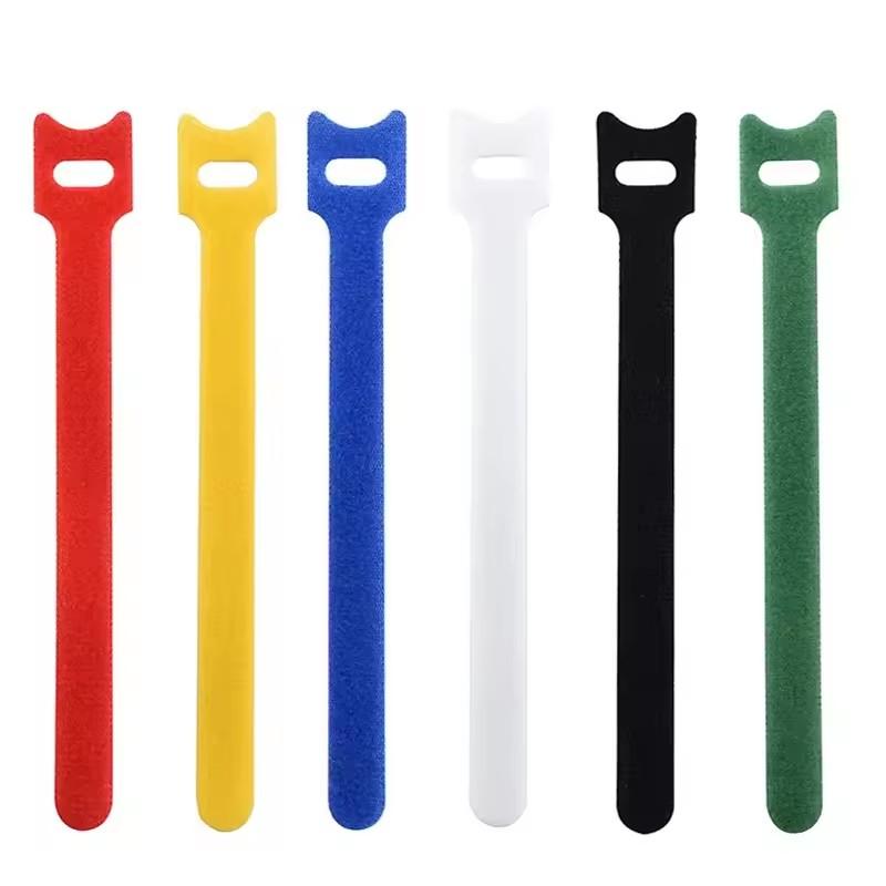 10/30/50pcs Releasable Cable Organizer Ties Mouse Earphones Wire Management Nylon Cable Ties Reusable Loop Hoop Tape Straps Tie